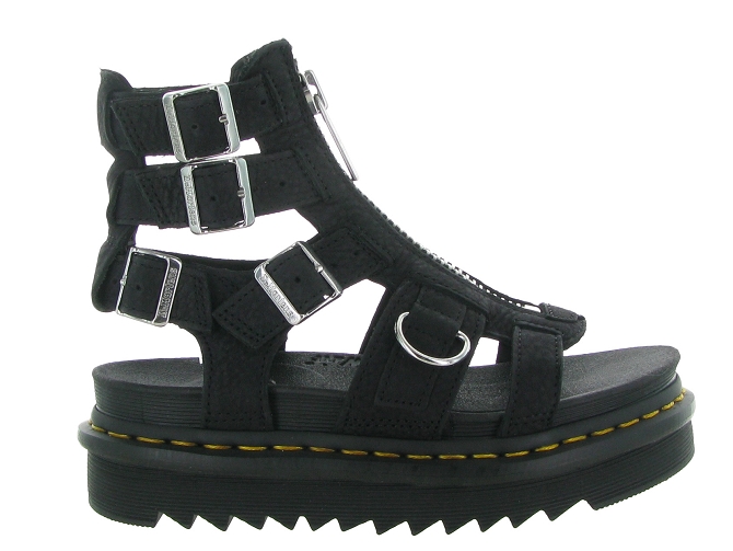 sandales et nu pieds - Casual - femme - Cuir - Noir - Doc martens7337701_2