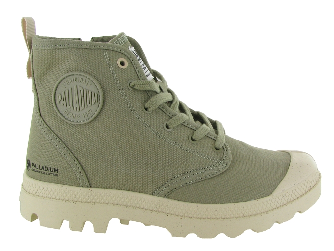 Palladium baskets et sneakers pampa hi zip organic kaki7347201_2