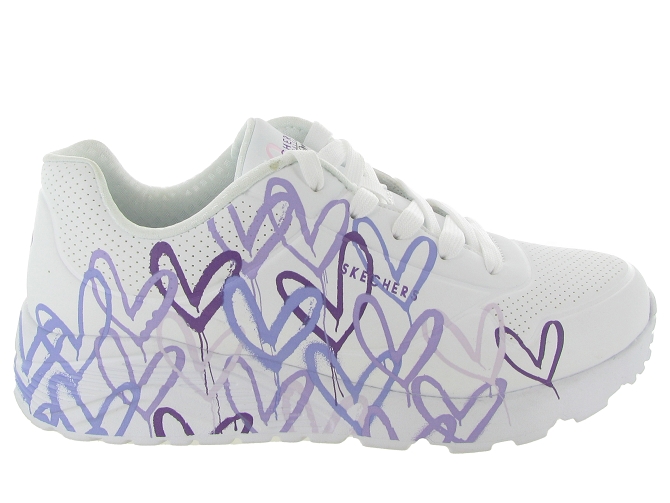 baskets et sneakers -  - junior fille - Synthétique - Blanc - Skechers footwear7348201_2