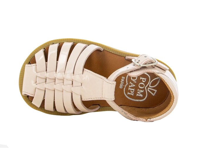 sandales et nu pieds -  - bebe fille - Cuir Vernis - Rose - Pom d api7352703_4