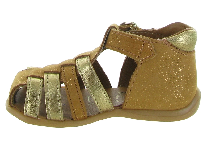 pre marche du 16 au 23 - Semelle souple - bebe fille - Cuir laminé - Marron - Bellamy7353701_4