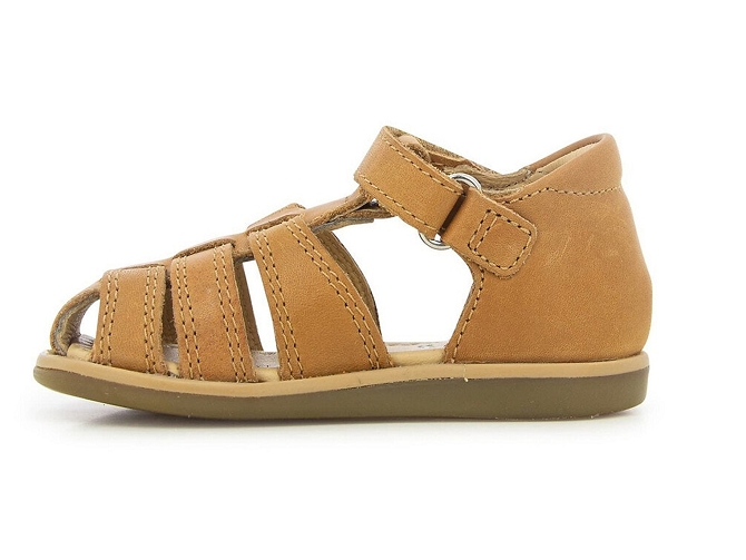 sandales et nu pieds -  - bebe garcon - Nubuck - Marron - Shoo pom7357002_3