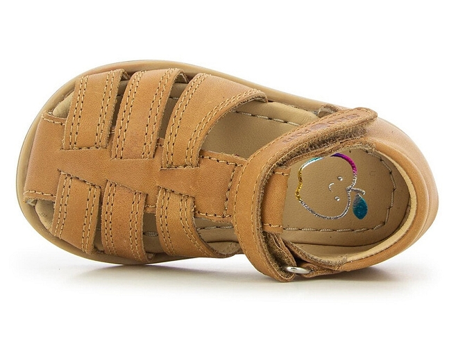 sandales et nu pieds -  - bebe garcon - Nubuck - Marron - Shoo pom7357002_4