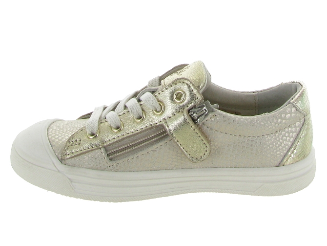 chaussures a lacets -  - junior fille - Cuir - Beige - Gbb7357801_4