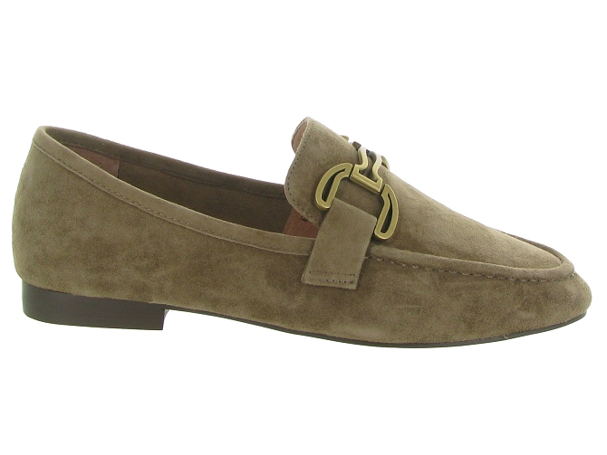 mocassins - Elégant - femme - Cuir - Beige - Bibi lou7359801_2