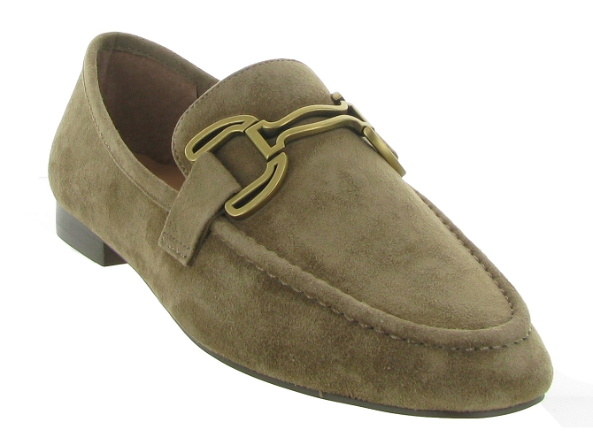 mocassins - Elégant - femme - Cuir - Beige - Bibi lou7359801_3