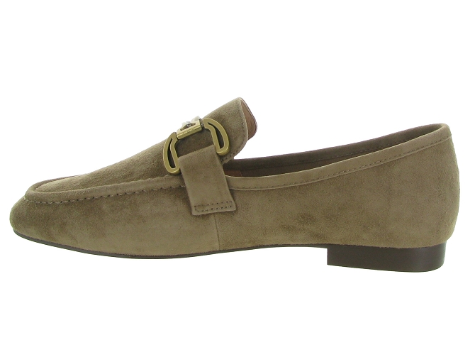 mocassins - Elégant - femme - Cuir - Beige - Bibi lou7359801_4