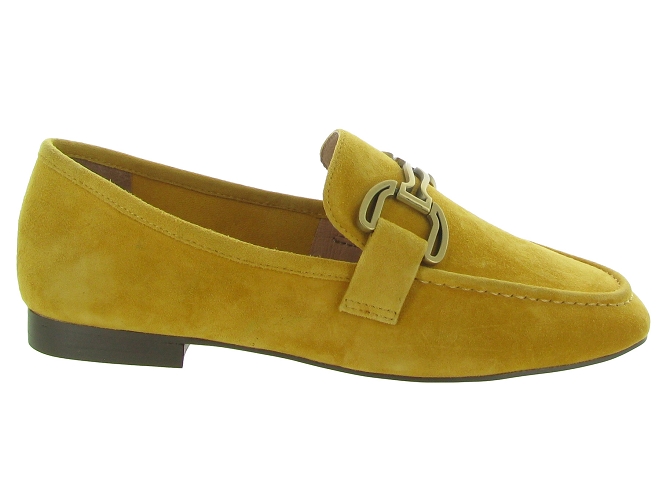 mocassins - Elégant - femme - Cuir - Jaune - Bibi lou7359804_2