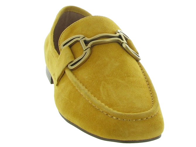 mocassins - Elégant - femme - Cuir - Jaune - Bibi lou7359804_3