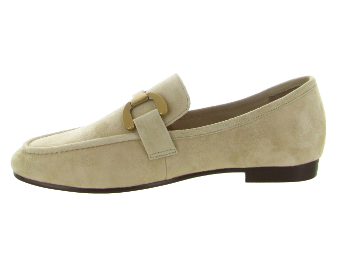 mocassins - Elégant - femme - Cuir - Beige - Bibi lou7359805_4