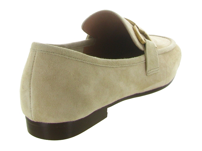 mocassins - Elégant - femme - Cuir - Beige - Bibi lou7359805_5