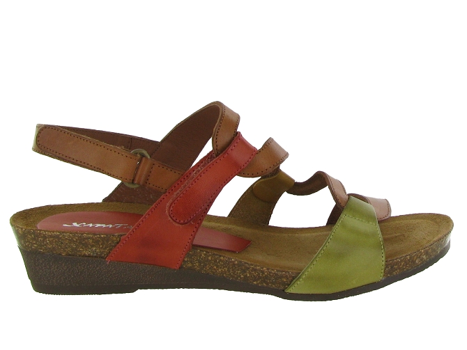 sandales et nu pieds - Casual - femme - Cuir - Marron - Xapatan7360003_2