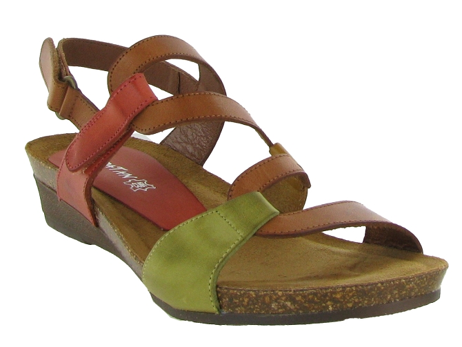 sandales et nu pieds - Casual - femme - Cuir - Marron - Xapatan7360003_3