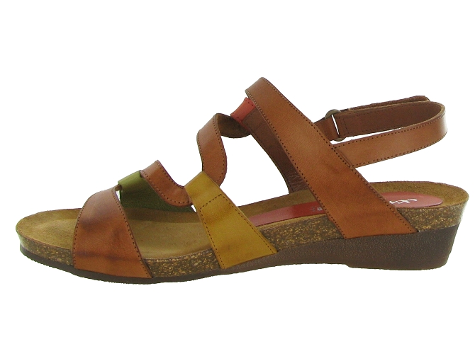 sandales et nu pieds - Casual - femme - Cuir - Marron - Xapatan7360003_4