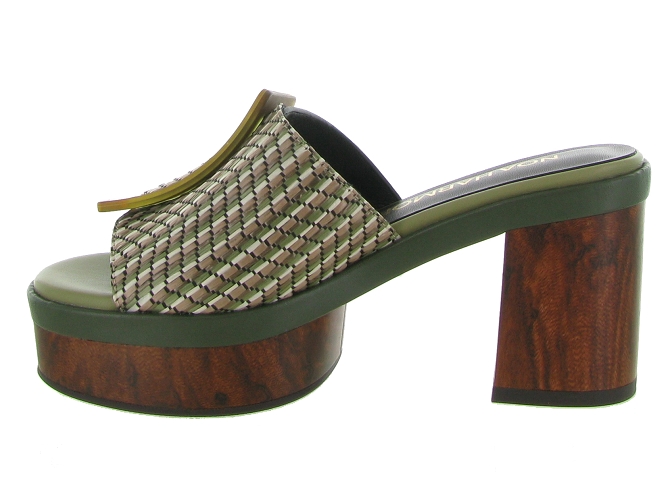 sandales et nu pieds - Casual - femme - Synthétique - Vert - Noa harmon7360301_4