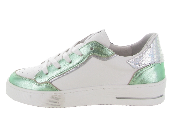 baskets et sneakers - Tendance - femme - Cuir - Vert - Semerdjian7361401_4