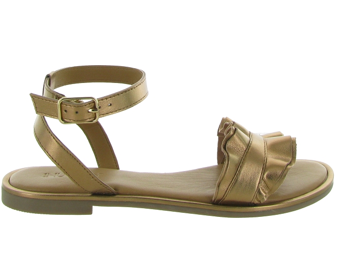 sandales et nu pieds - Cérémonie - femme - Cuir - Bronze - Inuovo7362901_2