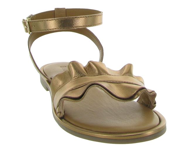 sandales et nu pieds - Cérémonie - femme - Cuir - Bronze - Inuovo7362901_3