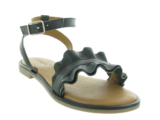 sandales et nu pieds - Cérémonie - femme - Cuir - Noir - Inuovo7362902_3