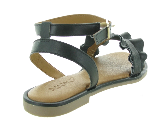 sandales et nu pieds - Cérémonie - femme - Cuir - Noir - Inuovo7362902_5