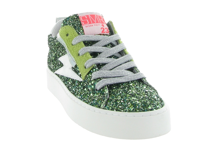 baskets et sneakers - Tendance - femme - Cuir - Vert - Semerdjian7368401_3