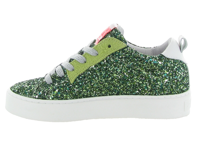 baskets et sneakers - Tendance - femme - Cuir - Vert - Semerdjian7368401_4