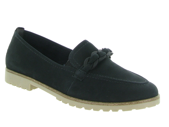 mocassins - Elégant - femme - Nubuck - Bleu - Tamaris