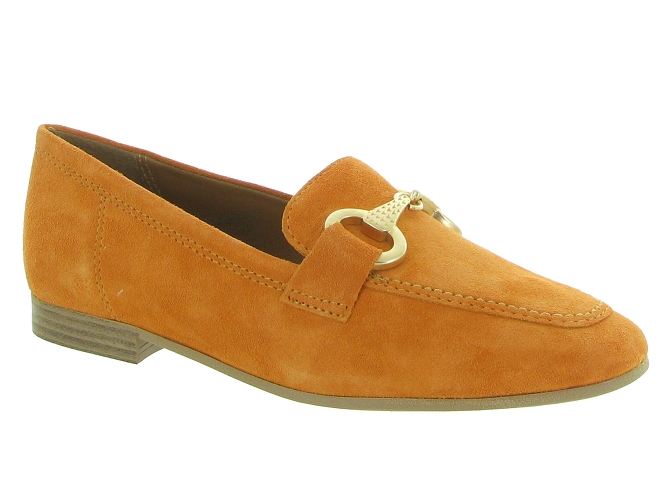 mocassins - Elégant - femme - Nubuck - Orange - Tamaris