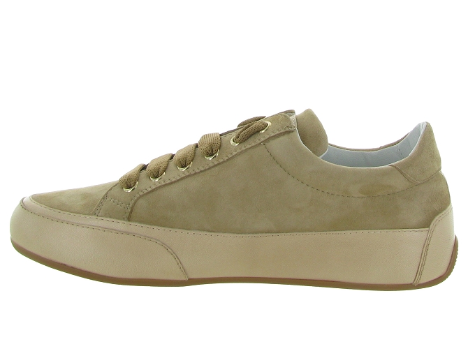 chaussures a lacets - Lacets détente - femme - Cuir - Beige - Candice cooper7371701_4