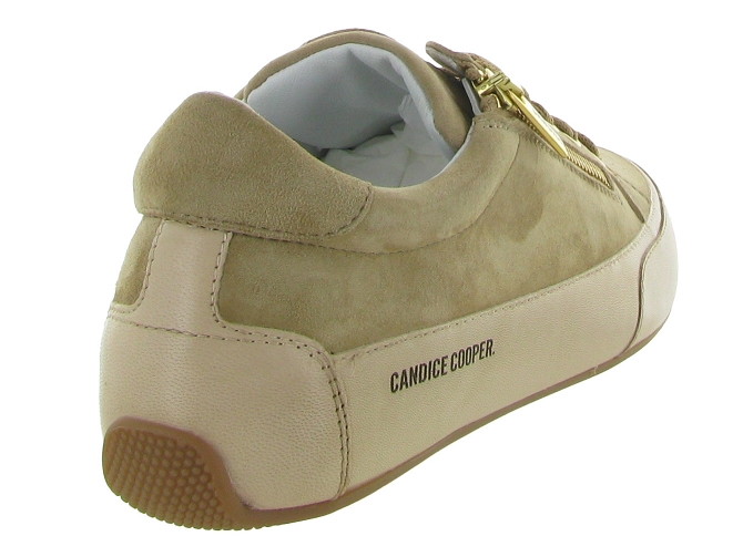 chaussures a lacets - Lacets détente - femme - Cuir - Beige - Candice cooper7371701_5