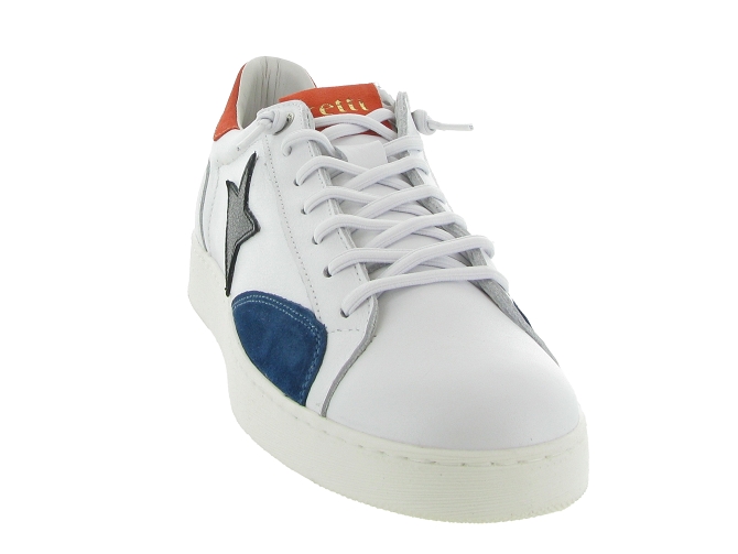 baskets et sneakers - Confort - homme - Cuir - Blanc - Cetti7372001_3