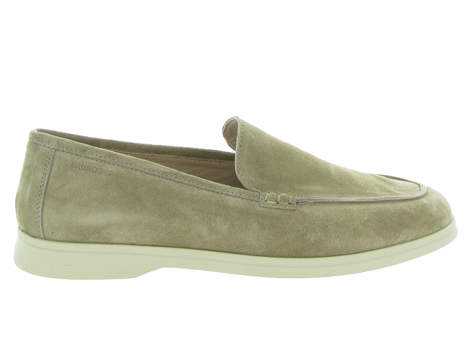 mocassins - Elégant - homme - Nubuck - Beige - Brunos7372601_2