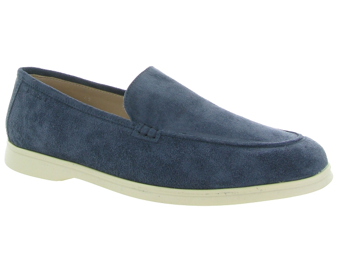 mocassins - Elégant - homme - Nubuck - Bleu - Bs brunos