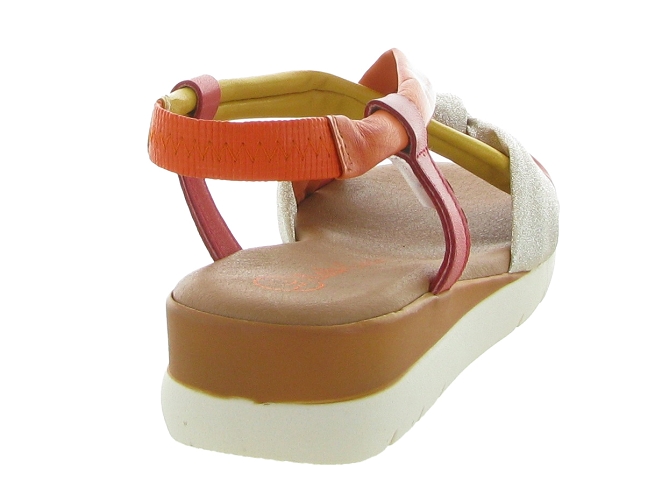 sandales et nu pieds - Confort - femme - Cuir - Multicolor - Lola canales7374801_5