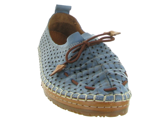 mocassins - Elégant - femme - Cuir - Bleu - Madory7375002_3