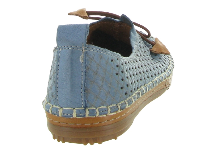 mocassins - Elégant - femme - Cuir - Bleu - Madory7375002_5