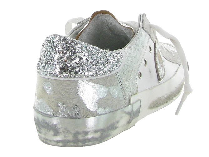 baskets et sneakers - Tendance - femme - Cuir - Gris - Philippe model7375901_5