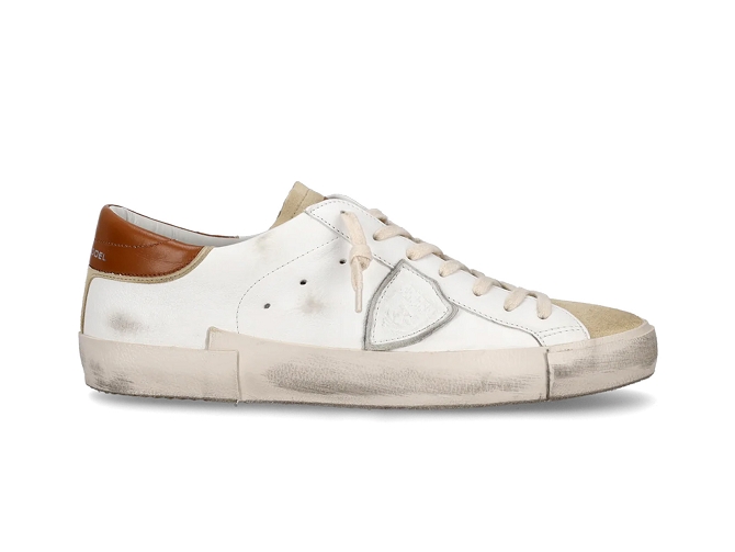 baskets et sneakers - Tendance - homme - Cuir - Blanc - Philippe model