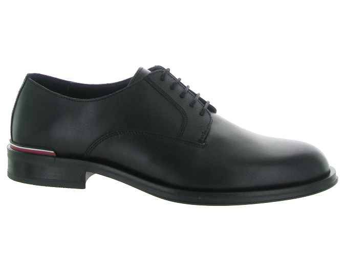 chaussures a lacets - Cérémonie - homme - Cuir - Noir - Tommy hilfiger7378101_2