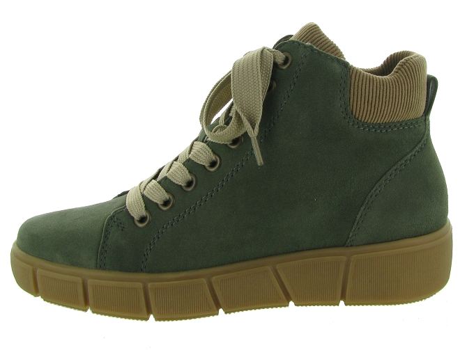 chaussures a lacets - Lacets détente - femme - Cuir - Vert - Remonte7386301_4