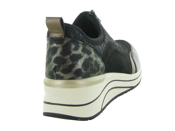 baskets et sneakers - Confort - femme - Cuir - Noir - Remonte7387001_5