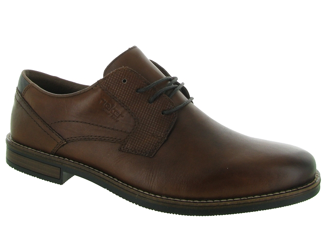 chaussures a lacets - Cérémonie - homme - Synthétique - Marron - Rieker