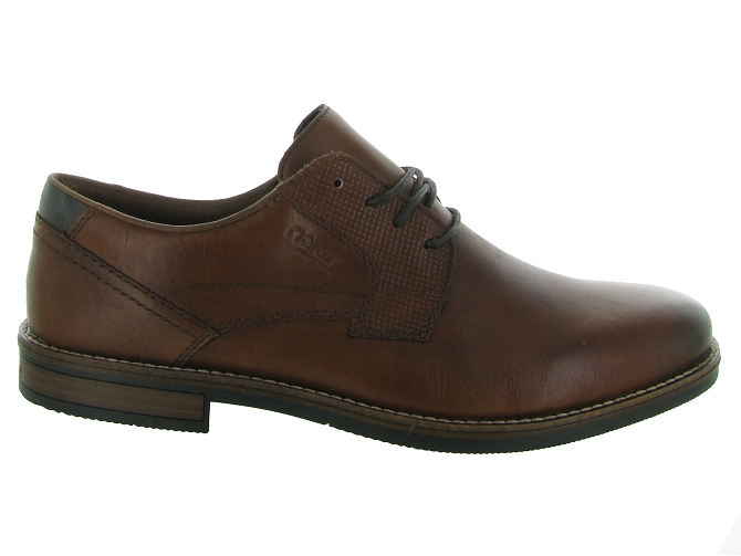 chaussures a lacets - Cérémonie - homme - Synthétique - Marron - Rieker7388002_2