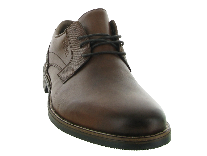 chaussures a lacets - Cérémonie - homme - Synthétique - Marron - Rieker7388002_3