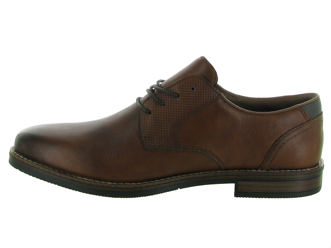 chaussures a lacets - Cérémonie - homme - Synthétique - Marron - Rieker7388002_4