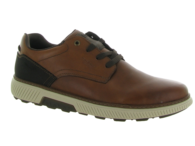 chaussures a lacets - Confort et décontracté - homme - Synthétique - Marron - Rieker