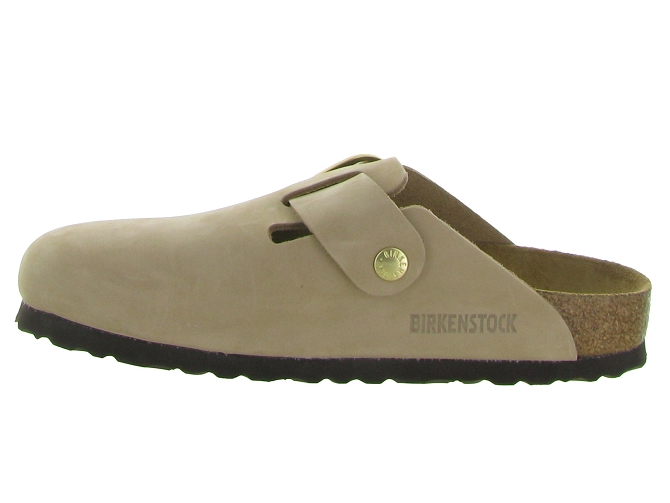 sandales et nu pieds - Mule Sabot - femme - Nubuck - Beige - Birkenstock7389301_4