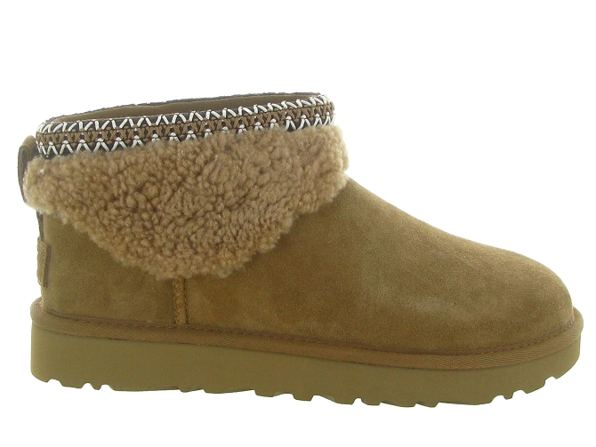 apres ski bottes fourrees - Chaussure neige - femme - Nubuck - Marron - Ugg australia7391901_2