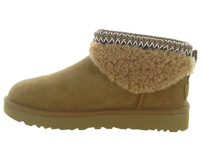 apres ski bottes fourrees - Chaussure neige - femme - Nubuck - Marron - Ugg australia7391901_4