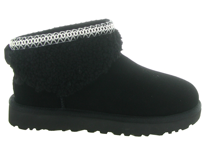 apres ski bottes fourrees - Chaussure neige - femme - Nubuck - Noir - Ugg australia7391902_2